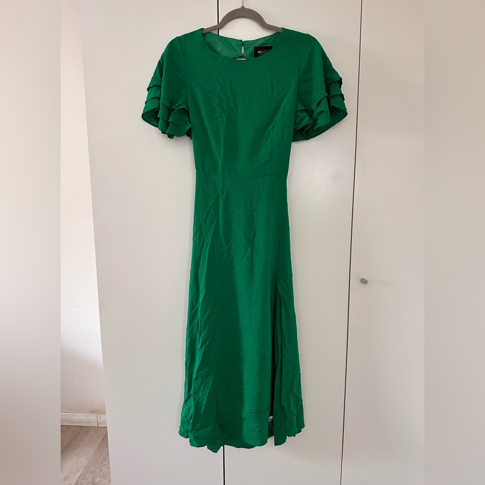 Alexia Admor Green Midi Dress Size 4 New With Tags